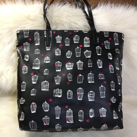 SOLD! Kate SPADE BON SHOPPER Large Birdcage Tote - Picture 7 of 16